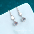 Brilliant Jewelry Wedding Earrings 925 Silver CZ Earring